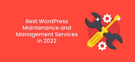 WordPress Maintenance and Management .